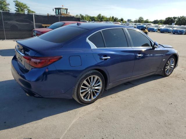 JN1EV7AR2JM436519 - 2018 INFINITI Q50 LUXE BLUE photo 3