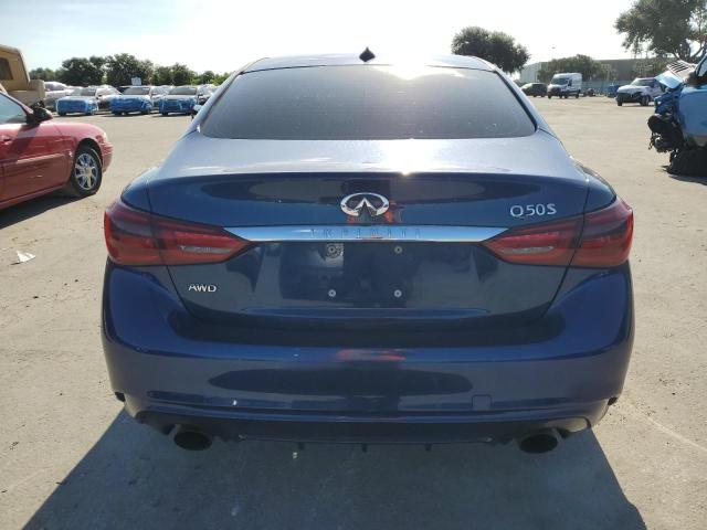 JN1EV7AR2JM436519 - 2018 INFINITI Q50 LUXE BLUE photo 6