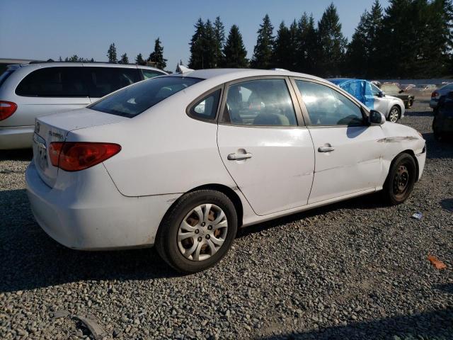 KMHDU4AD1AU937217 - 2010 HYUNDAI ELANTRA BLUE WHITE photo 3