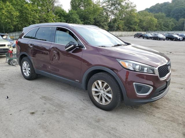 5XYPGDA36HG246454 - 2017 KIA SORENTO LX BURGUNDY photo 4