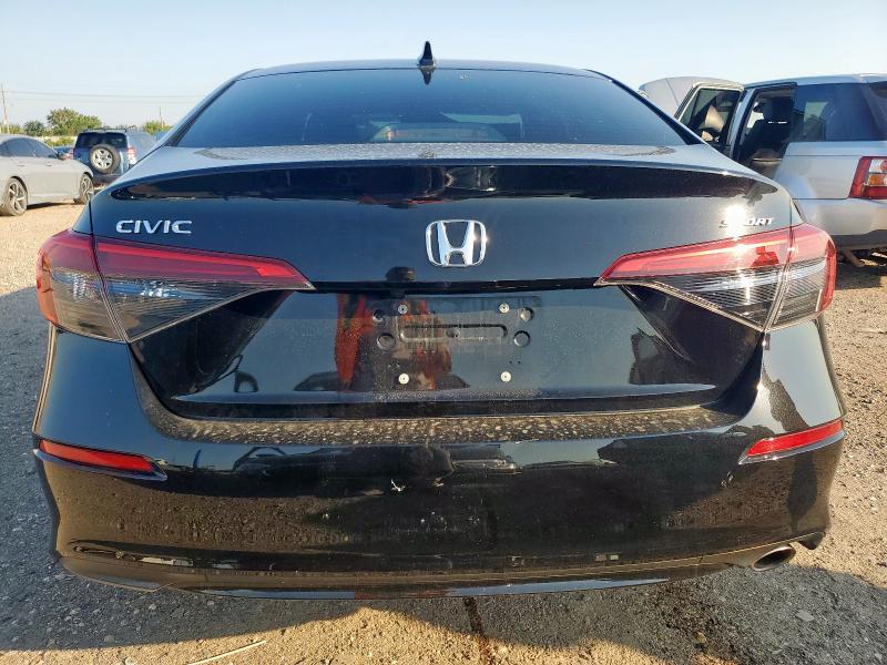 2HGFE2F5XNH555018 - 2022 HONDA CIVIC SPORT Noir photo 6