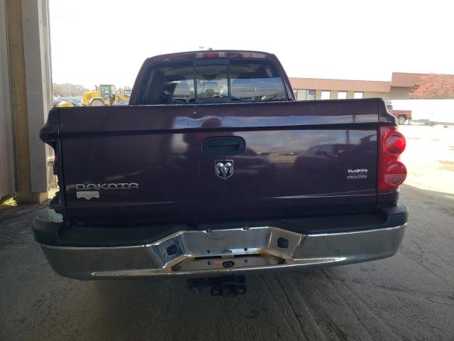 1D7HW58N55S315960 - 2005 DODGE DAKOTA QUAD LARAMIE BURGUNDY photo 6