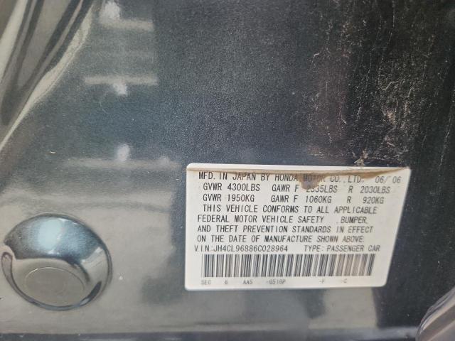JH4CL96886C028964 - 2006 ACURA TSX BLUE photo 13