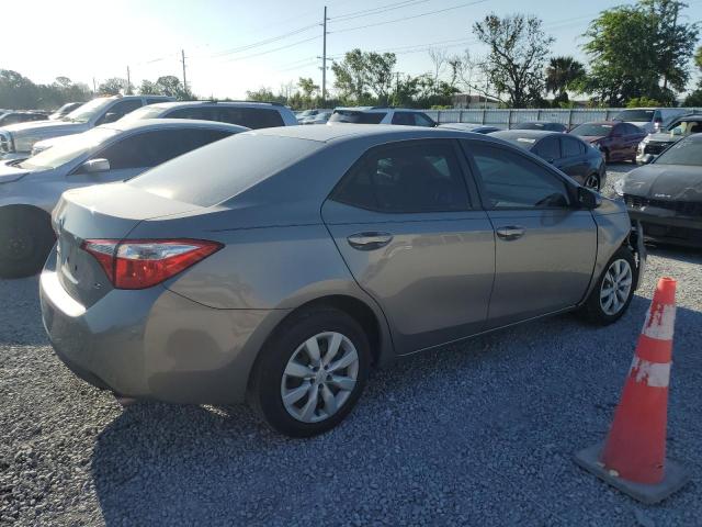 2T1BURHE6GC702437 - 2016 TOYOTA COROLLA L GRAY photo 3
