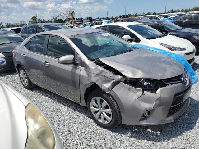 2T1BURHE6GC702437 - 2016 TOYOTA COROLLA L GRAY photo 4