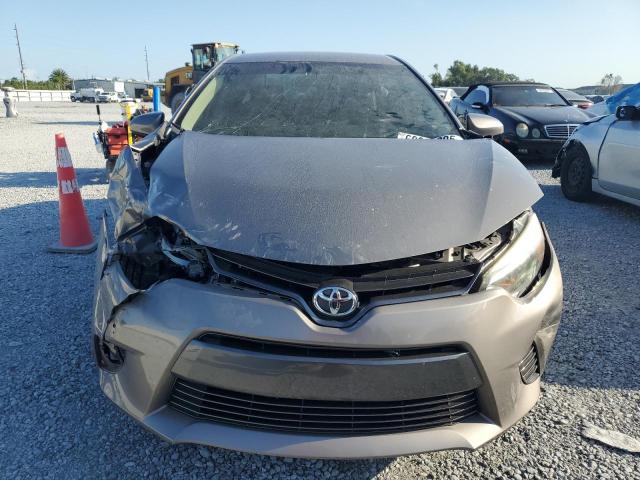 2T1BURHE6GC702437 - 2016 TOYOTA COROLLA L GRAY photo 5