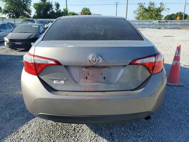 2T1BURHE6GC702437 - 2016 TOYOTA COROLLA L GRAY photo 6
