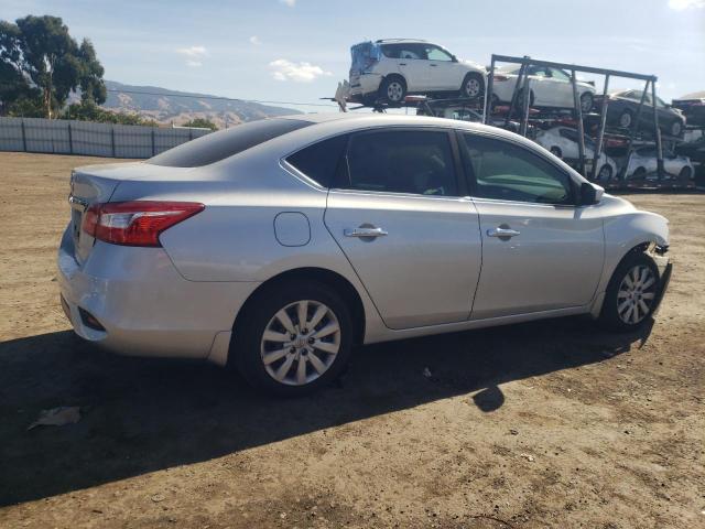 3N1AB7AP5KY287818 - 2019 NISSAN SENTRA S SILVER photo 3