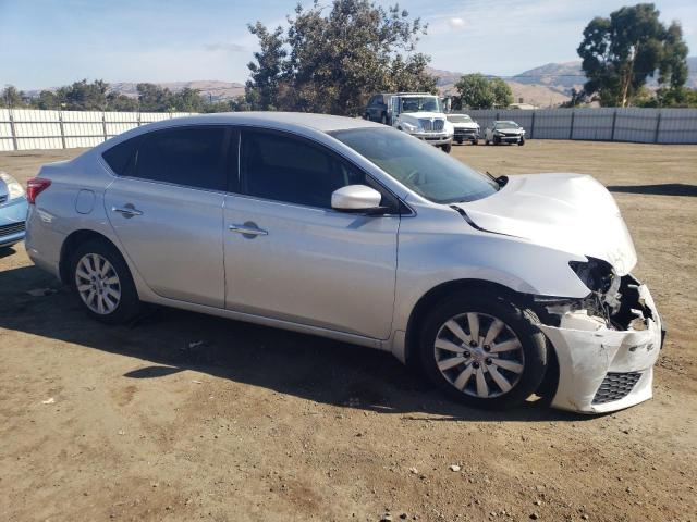 3N1AB7AP5KY287818 - 2019 NISSAN SENTRA S SILVER photo 4