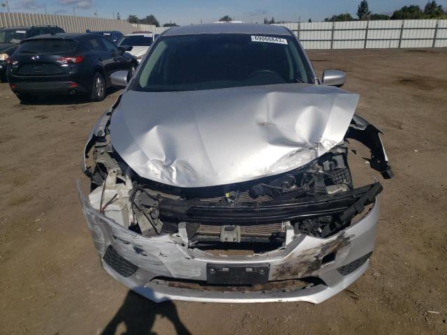 3N1AB7AP5KY287818 - 2019 NISSAN SENTRA S SILVER photo 5