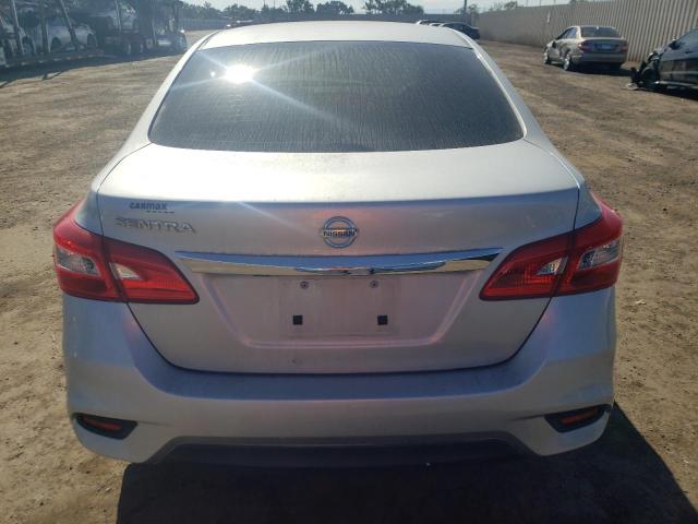 3N1AB7AP5KY287818 - 2019 NISSAN SENTRA S SILVER photo 6