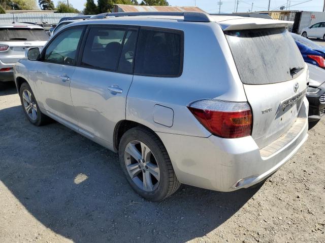 JTEDS43A482048653 - 2008 TOYOTA HIGHLANDER SPORT SILVER photo 2