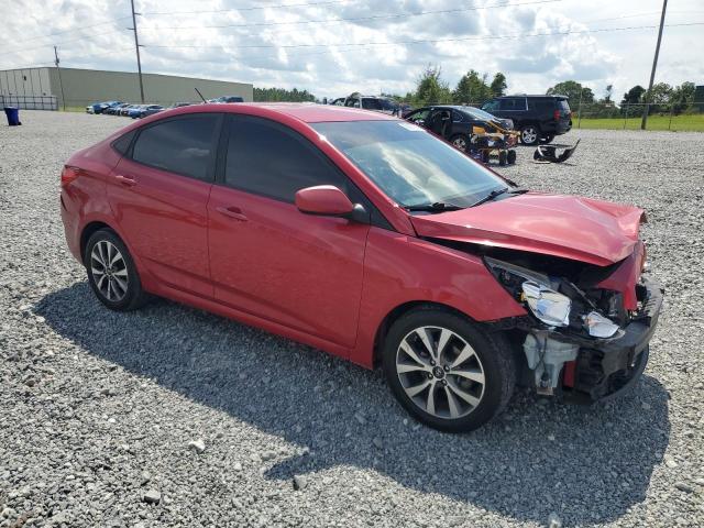 KMHCT4AE2HU284057 - 2017 HYUNDAI ACCENT SE RED photo 4