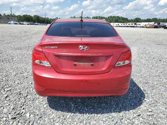 KMHCT4AE2HU284057 - 2017 HYUNDAI ACCENT SE RED photo 6