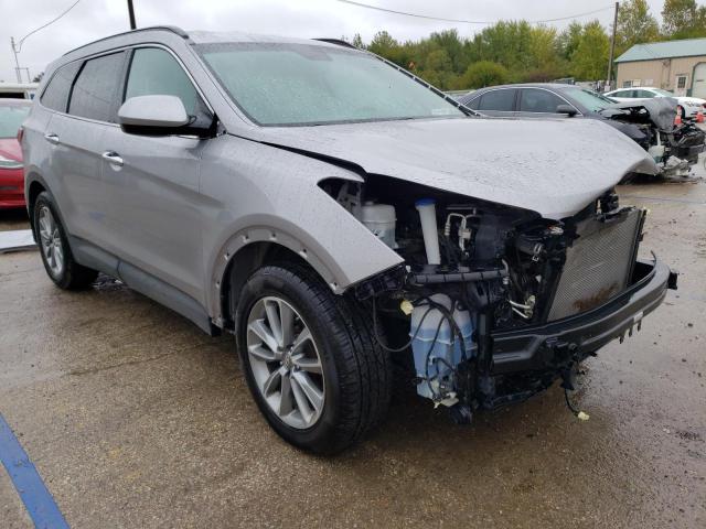 KM8SMDHF7JU262861 - 2018 HYUNDAI SANTA FE SE GRAY photo 4