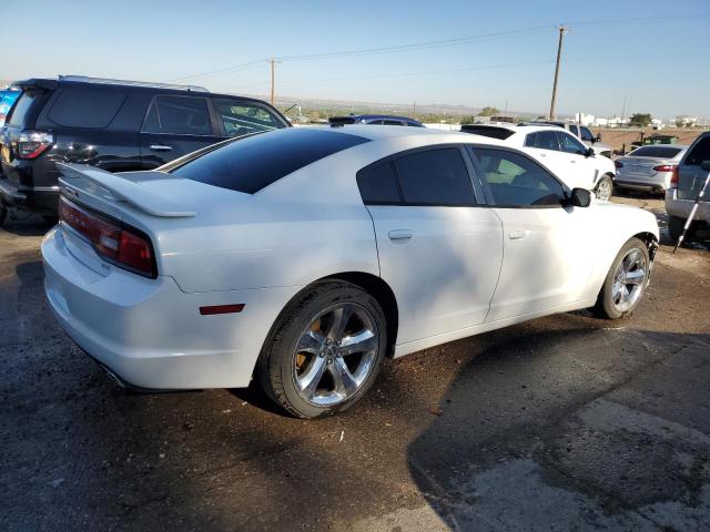 2C3CDXHG1EH368657 - 2014 DODGE CHARGER SXT WHITE photo 3