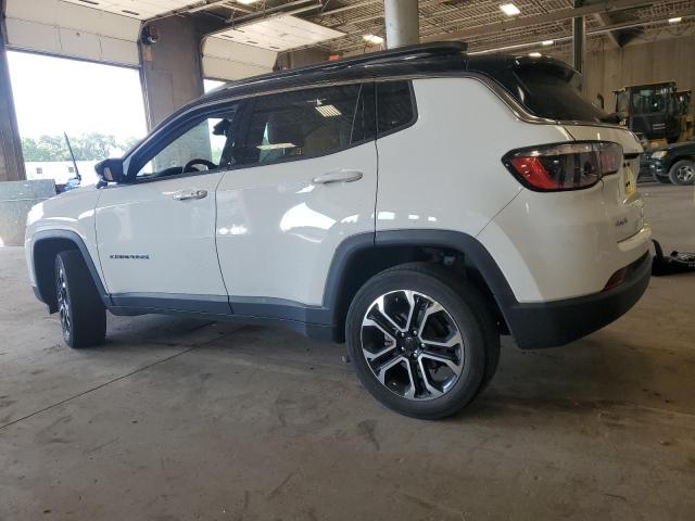 3C4NJDCB4NT147455 - 2022 JEEP COMPASS LIMITED WHITE photo 2