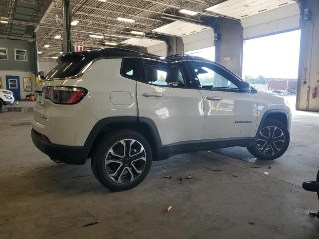 3C4NJDCB4NT147455 - 2022 JEEP COMPASS LIMITED WHITE photo 3