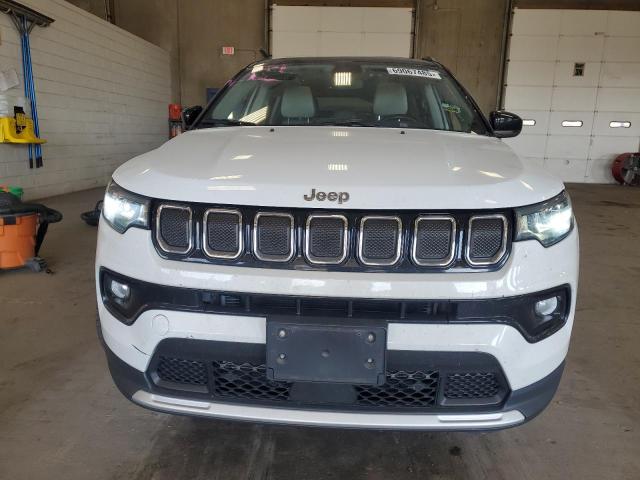 3C4NJDCB4NT147455 - 2022 JEEP COMPASS LIMITED WHITE photo 5