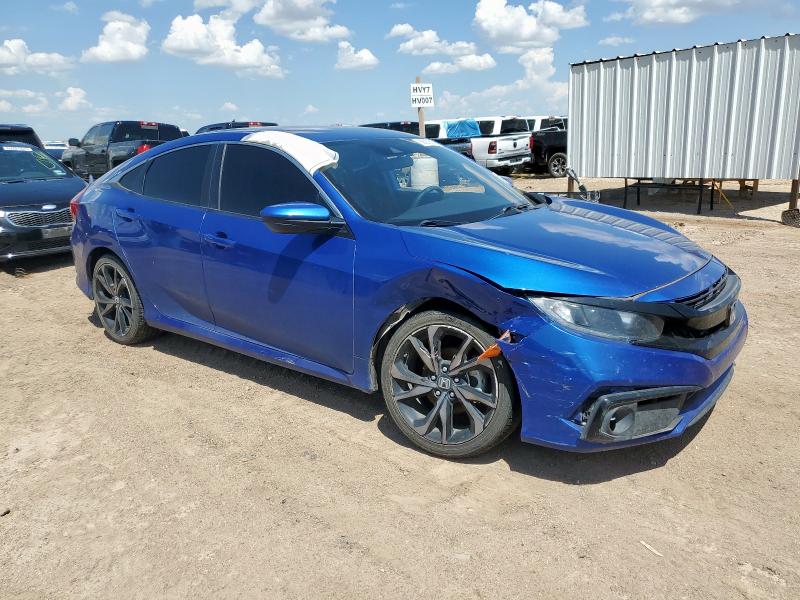 2HGFC2F87MH538904 - 2021 HONDA CIVIC SPORT Blau Foto 4