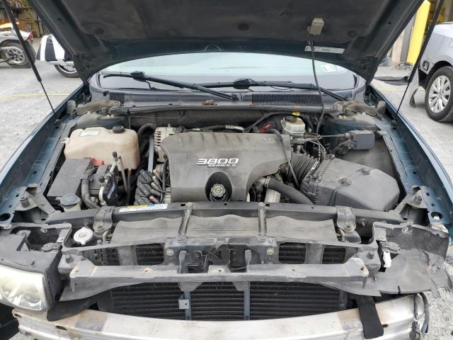 1G4HP54K5Y4141265 - 2000 BUICK LESABRE CUSTOM GREEN photo 11