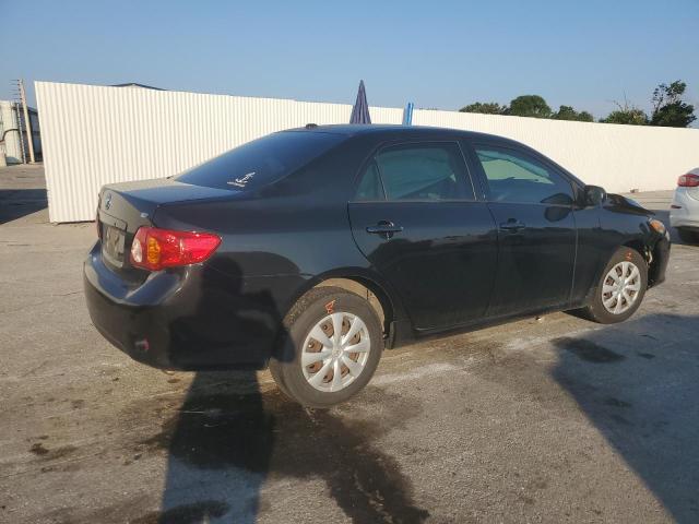 1NXBU4EE9AZ169416 - 2010 TOYOTA COROLLA BASE BLACK photo 3