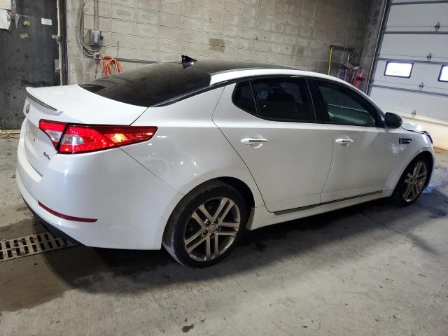 5XXGR4A67DG112006 - 2013 KIA OPTIMA SX WHITE photo 3