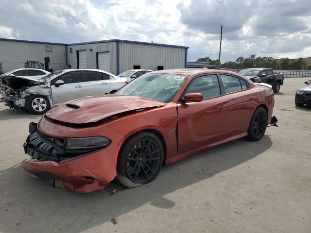 2C3CDXGJ1NH244210 - 2022 DODGE CHARGER SCAT PACK ORANGE photo 1