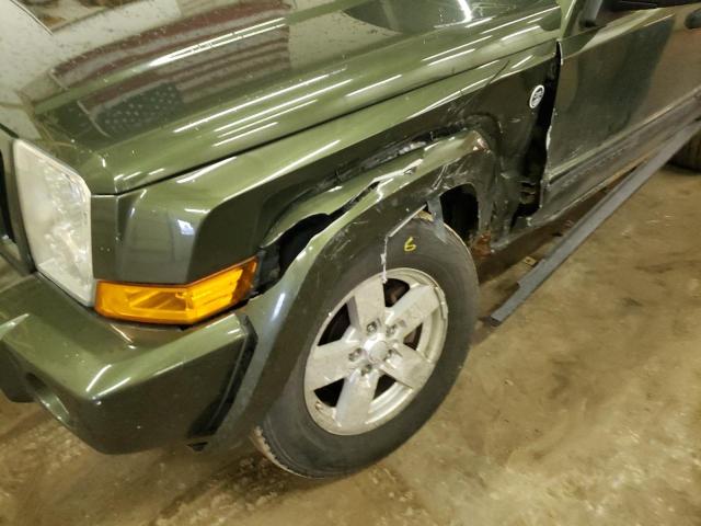 1J8HG48N06C314009 - 2006 JEEP COMMANDER 绿色 照片 9