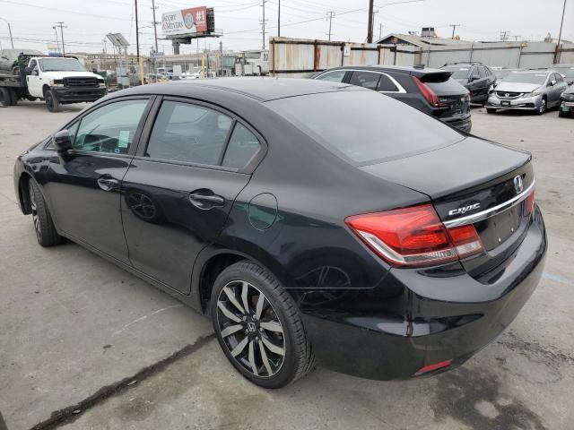 19XFB2F93FE200666 - 2015 HONDA CIVIC EXL BLACK photo 2
