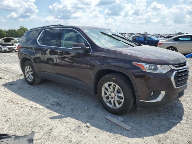 1GNERGKWXMJ230545 - 2021 CHEVROLET TRAVERSE LT 勃艮第红 照片 4