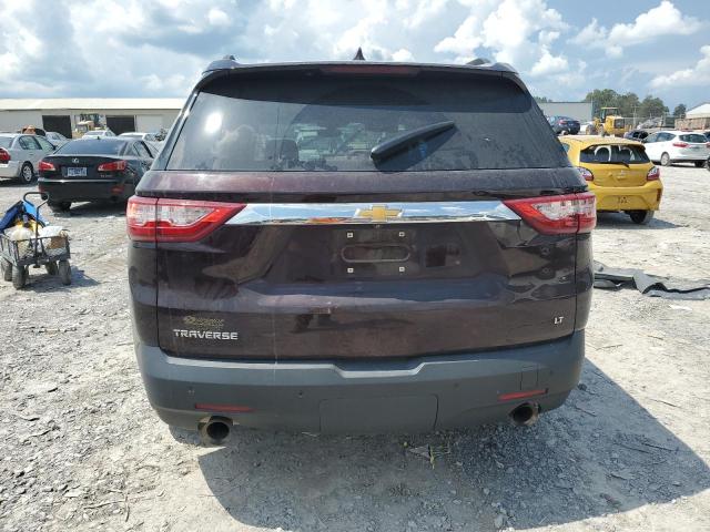1GNERGKWXMJ230545 - 2021 CHEVROLET TRAVERSE LT 勃艮第红 照片 6