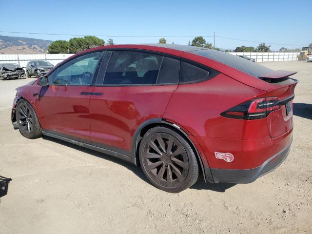 7SAXCBE53RF452290 - 2024 TESLA MODEL X 红色 照片 2