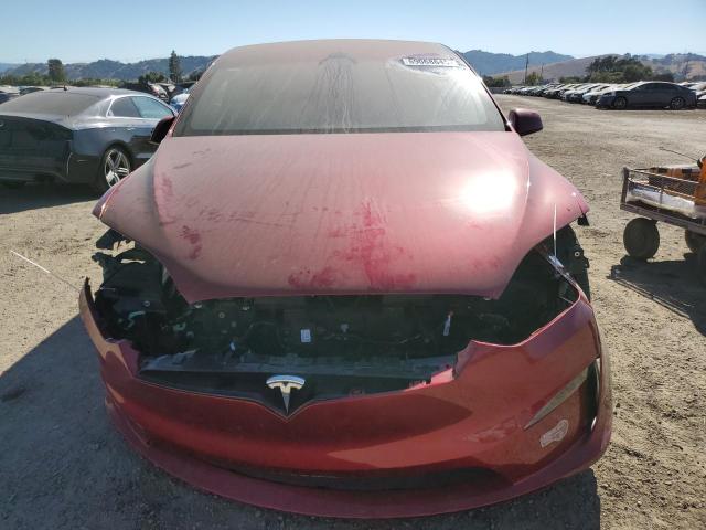 7SAXCBE53RF452290 - 2024 TESLA MODEL X 红色 照片 5