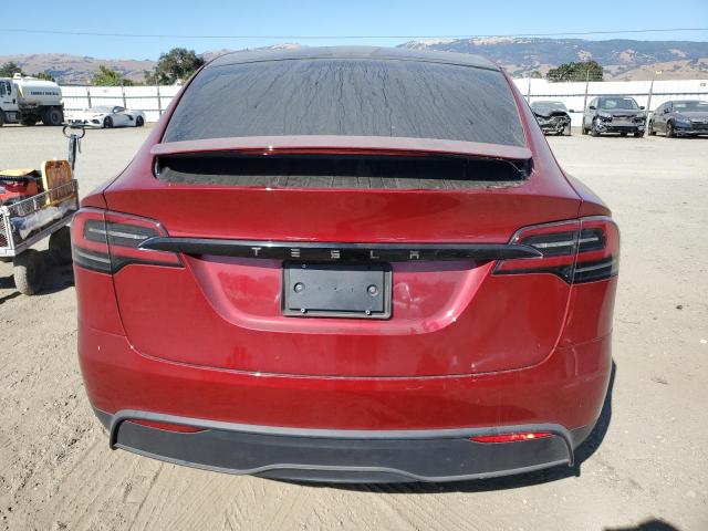 7SAXCBE53RF452290 - 2024 TESLA MODEL X 红色 照片 6