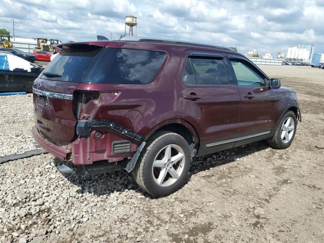 1FM5K7D87JGA30691 - 2018 FORD EXPLORER XLT ბურგუნდია ფოტო 3