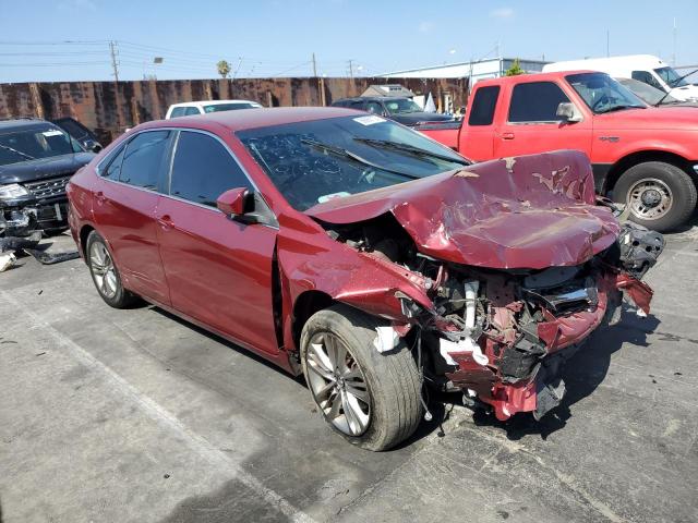 4T1BF1FK4HU725056 - 2017 TOYOTA CAMRY LE RED photo 4