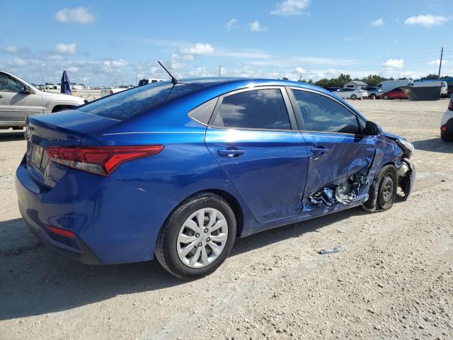 3KPC24A60LE107868 - 2020 HYUNDAI ACCENT SE BLUE photo 3