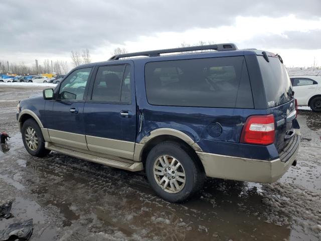 1FMJK1J50AEB48289 - 2010 FORD EXPEDITION EL EDDIE BAUER BLUE photo 2