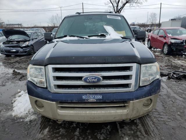 1FMJK1J50AEB48289 - 2010 FORD EXPEDITION EL EDDIE BAUER BLUE photo 5