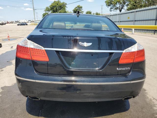 KMHGC46E29U027041 - 2009 HYUNDAI GENESIS 3.8L შავი ფოტო 6
