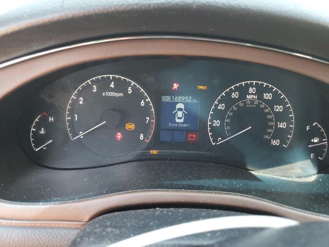 KMHGC46E29U027041 - 2009 HYUNDAI GENESIS 3.8L შავი ფოტო 9