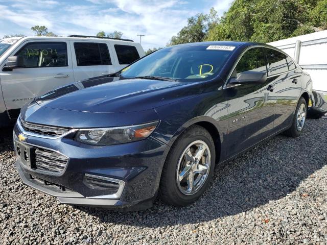 1G1ZB5ST2GF120257 - 2016 CHEVROLET MALIBU LS BLUE photo 1