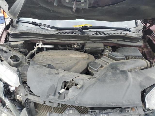 5FNYF6H37KB063443 - 2019 HONDA PILOT EX BURGUNDY photo 12