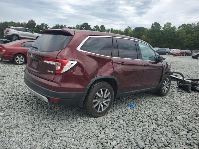5FNYF6H37KB063443 - 2019 HONDA PILOT EX BURGUNDY photo 3