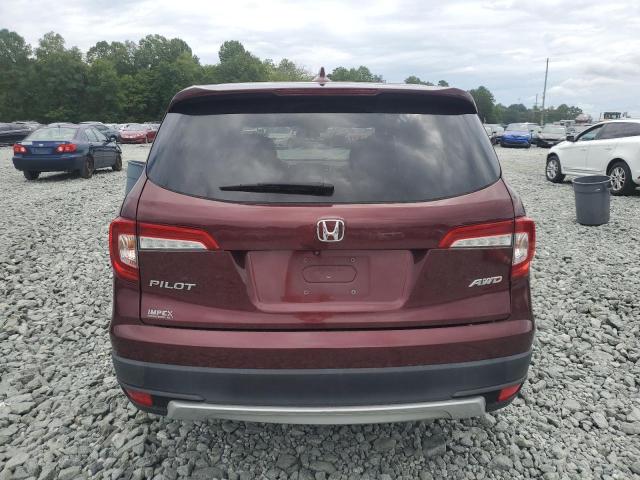 5FNYF6H37KB063443 - 2019 HONDA PILOT EX BURGUNDY photo 6