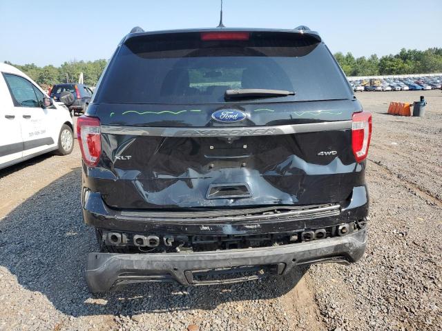 1FM5K8D89KGA74991 - 2019 FORD EXPLORER XLT BLACK photo 6