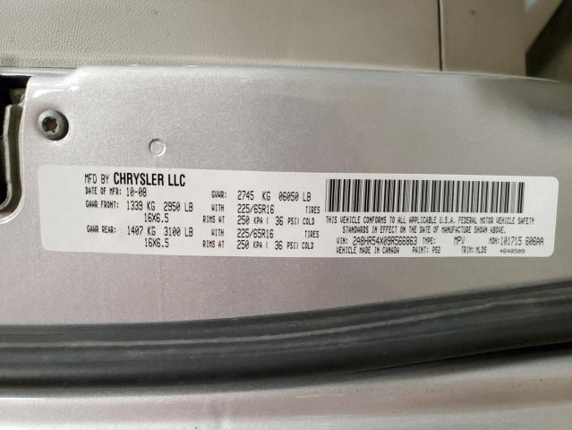 2A8HR54X09R566863 - 2009 CHRYSLER TOWN & COU TOURING 银色 照片 13