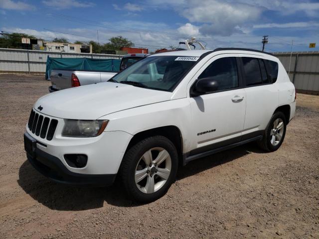 1C4NJDBB2GD551798 - 2016 JEEP COMPASS SPORT WHITE photo 1