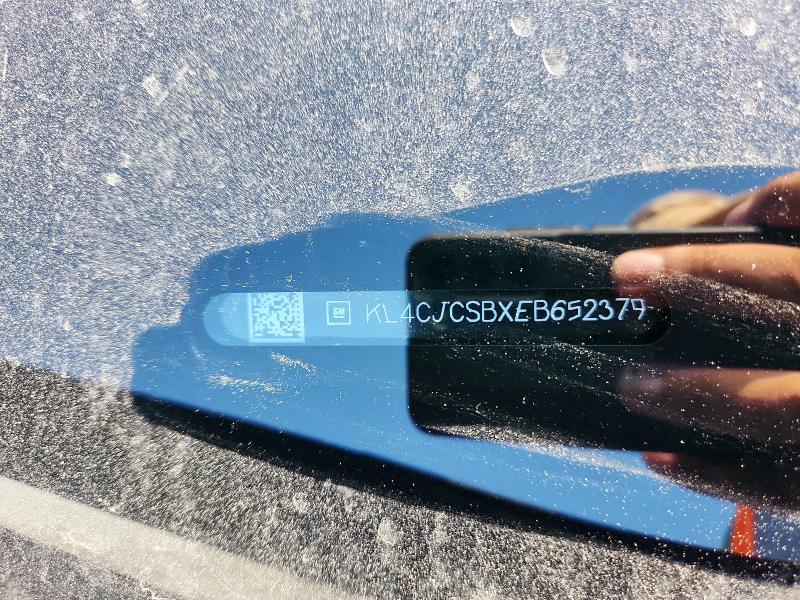 KL4CJCSBXEB652379 - 2014 BUICK ENCORE BLUE photo 12
